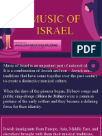 Music of Israel: Janalizah Macatoon Palermo