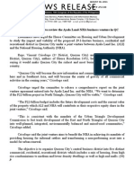 August 30.2011 - B - Solons Urge Congress To Review The Ayala Land-NHA Business Venture in QC