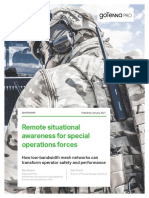 Remote Situational Awareness For Special Operations Forces
