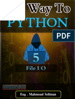 Author, Eng/ Mahmoud The Way To Python: File I/O