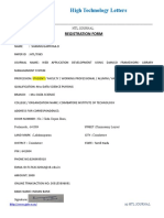 HTL Registration Form