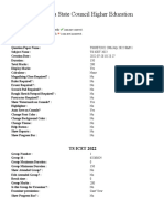 TSICET 2022 Exam Questions