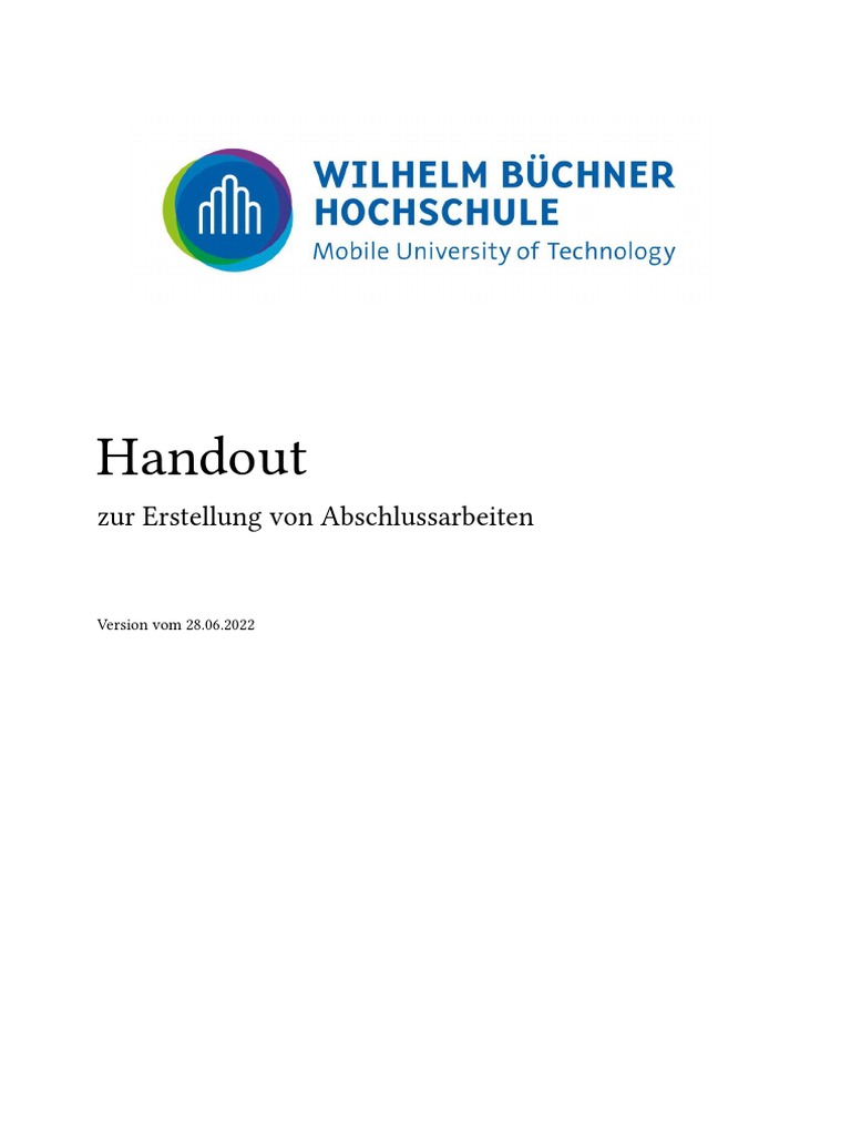 Master Handout | PDF