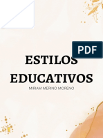 Estilos Educativos: Miriam Merino Moreno