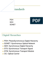 Digital Standards: PDH SDH Sonet