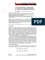 1-2019-Observation of Incoherently Coupled Darkbright Vector Solitons in Single-Mode Fibers