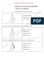 Površina I Zapremina Četvorostrane Piramide