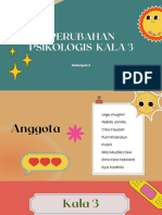 PERUBAHAN PSIKOLOGIS KALA III