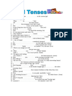 Mixed Tenses 2 Pages Key Included - 14547