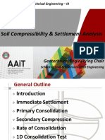 Soil Compressibility & Settlement Analysis: Geotechnical Engineering Chair