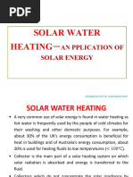 2.solar Water Heating System