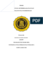 Keterbelakangan Dan Ketergantungan Modernisasi - Suryowati Sujiwo Kusumo - A0122097