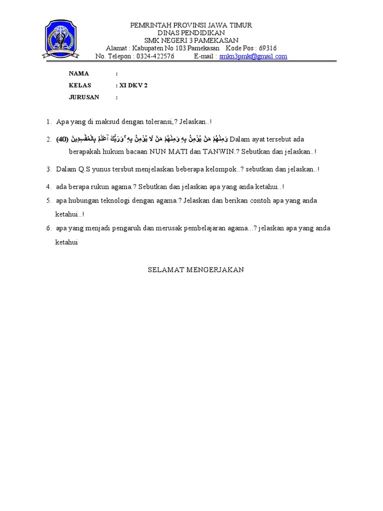 Tugas Xi Dkv 2 Pdf