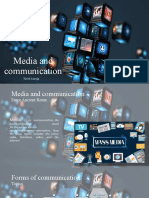 Media and Communication: Forms and Topics