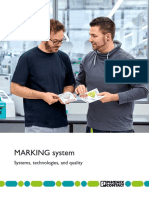 MARKING System: Systems, Technologies, and Quality