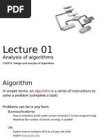 Analysis of Algorithms