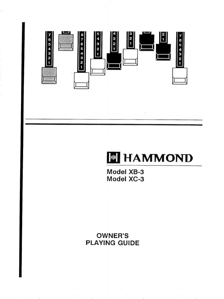 Hammond xb3-xc3 Om | PDF