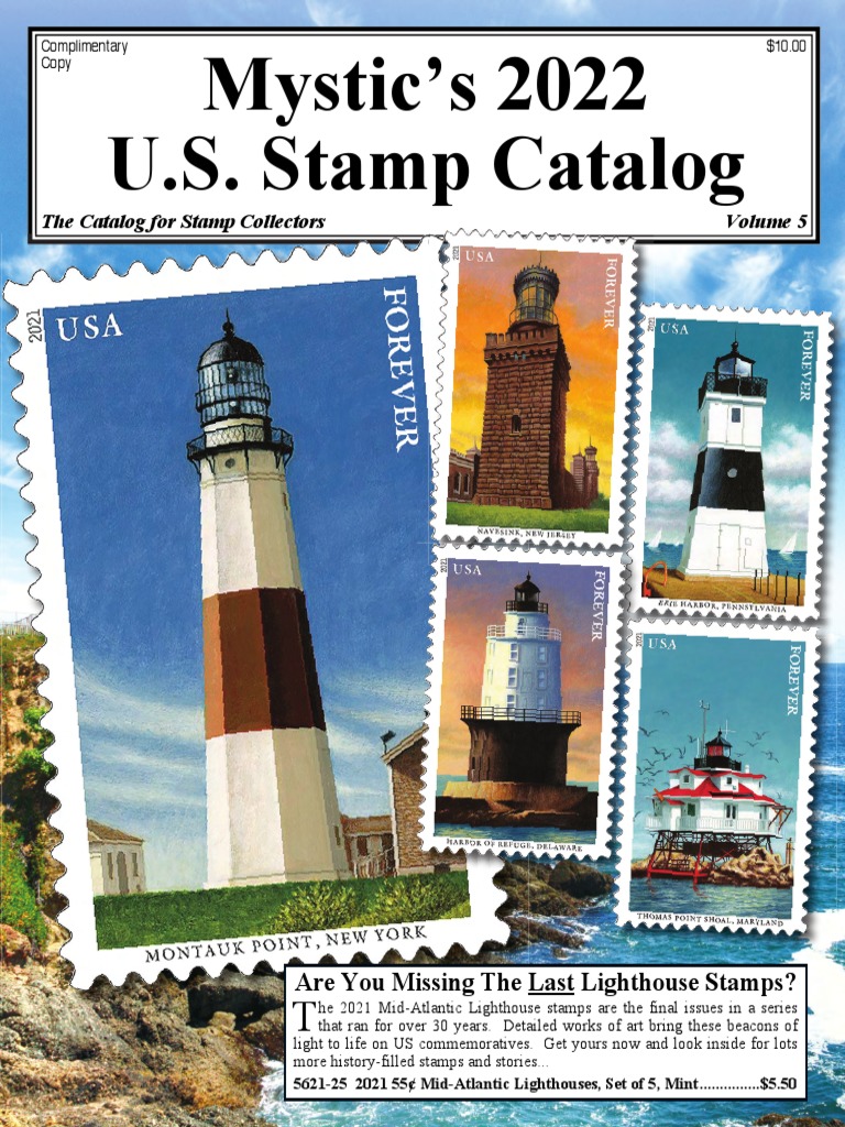 Mystic's 2022 U.S. Postage Stamp Catalog PDF Postage Stamp