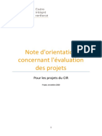 Guide Pour Levaluation Des Projets Version Consolide Finale