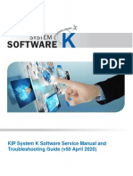 KIP System K Software Service Manual and Troubleshooting Guide (v50 April 2020)