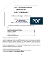 2023 Guide de Demande