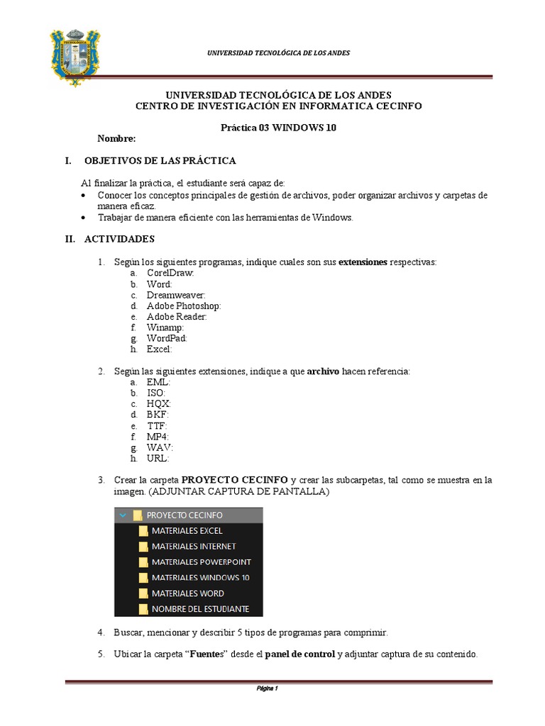 Gestión de Archivos en Windows 10 | PDF | Arte