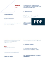 Generalidades de Parasitología Preguntas Prácticas: DR Martínez