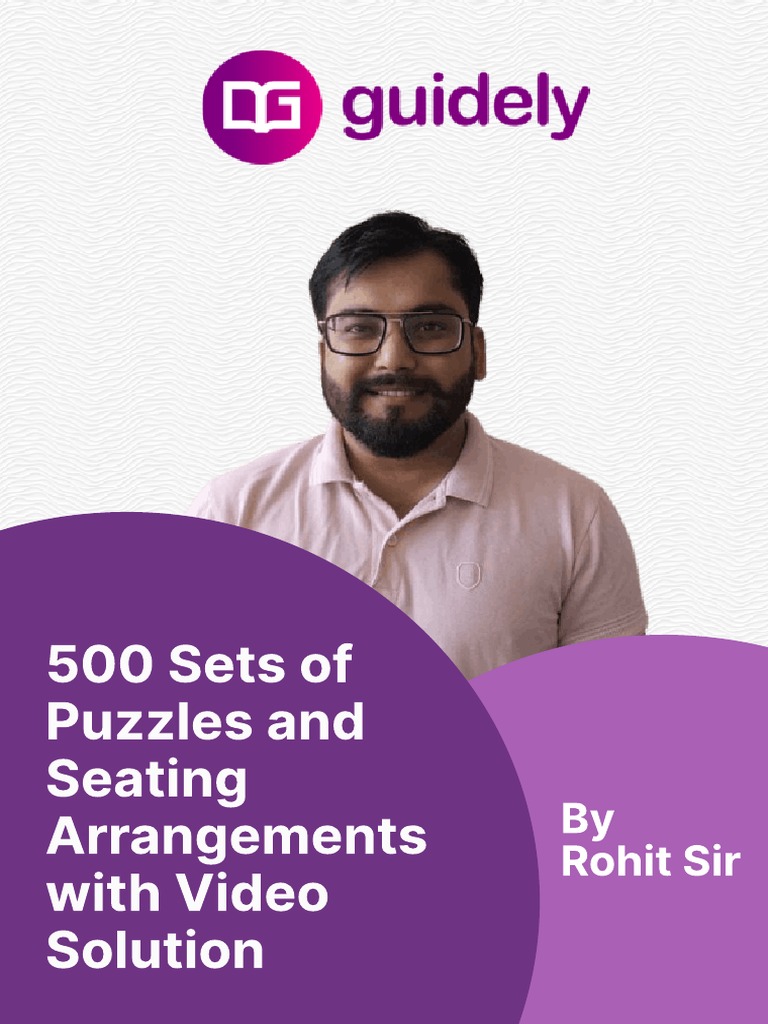 500 sets of puzzles and seating arrangements with video solution pdf