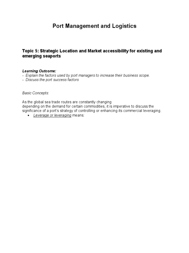 port-management-and-logistics-topic-5-strategic-location-and-market