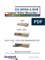 AVTech Manual Espanol AVC-78X Esp