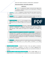 Legislación Laboral - Primera Parte