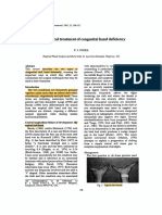 The Surgical Treatment Congenital Hand Deficiency: P. Sykes