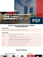Event Plan - Michelle Yeoh Homecoming Fanmeet (18 April 2023)