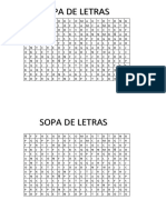 Sopa de Letras Expocincia