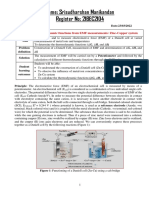 Name: Srisudharshan Manikandan Register No: 21BEC2104: Thermodynamic Functions From EMF Measurements: Zinc-Copper System