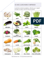 Liste de Legumes Avec Noms Et Images