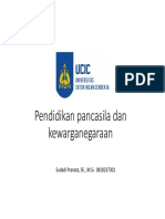 Pendidikan Pancasila Dan Kewarganegaraan: Sudadi Pranata, SE., M.Si. 0818237301