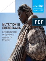 Nutrition in Emergencies Saving Lives Today Strengthening Systems For Tomorrow