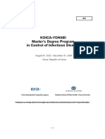 KOICA-Yonsei Master's Program in Infectious Disease Control