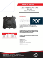 Cadre Carre ET Tampon Carre CL D400: Réf Érence: UDVRA00026