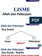 Dualisme: Allah Dan Pekerjaan