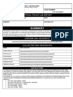 Official Police Lab Report: Tagtacgtcgtacgaaccggttaagagggttacgggcggagaaac