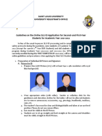 SLU ID Application Guidelines for New Students