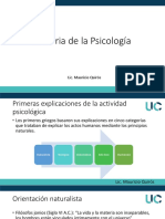 Historia de La Psicología: Lic. Mauricio Quirós