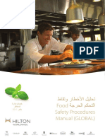 طاقنو راطخلأا ليلحت Food ةجرحلا مكحتلا Safety Procedures Manual (GLOBAL (
