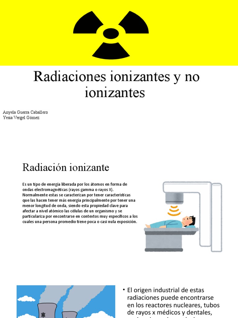 Diferencias entre radiaciones ionizantes y no ionizantes | PDF