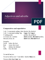 Adjectives and Adverbs: More: Unit 6 Grammar Section