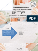 Assalamualaikum Warahmatullahi Wabarakattuh: Suplly Chain Management Manager Suplly Chain Industri Farmasi