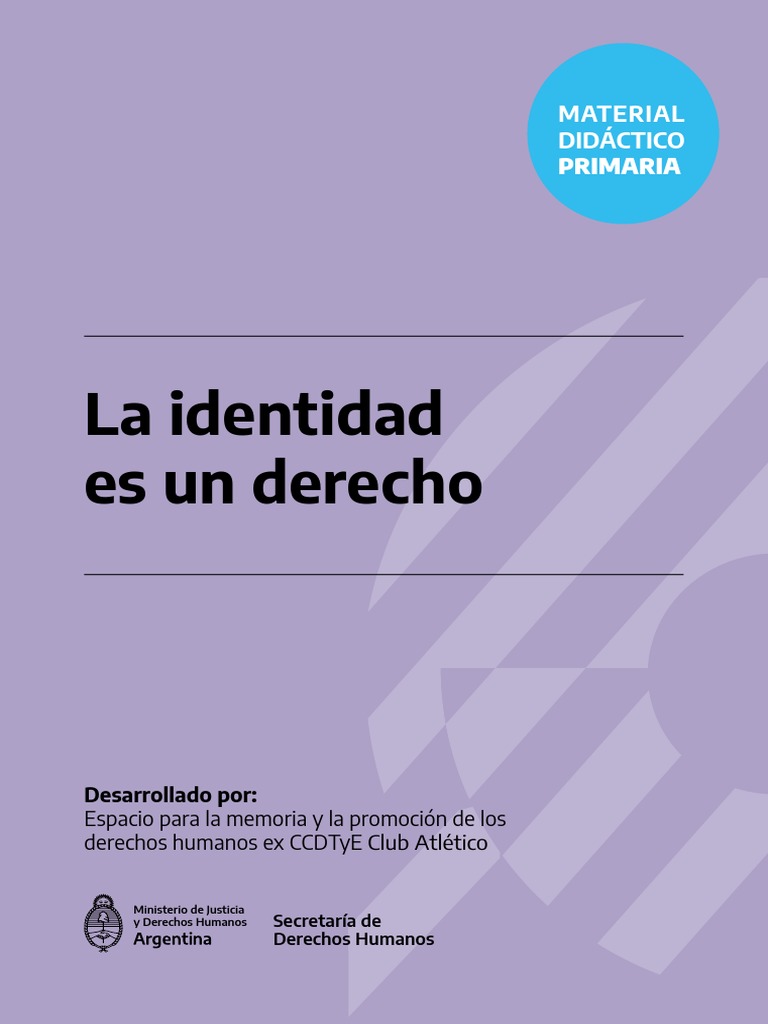 Derecho a la Identidad en Argentina | PDF