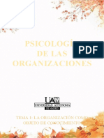 Psicología de las organizaciones